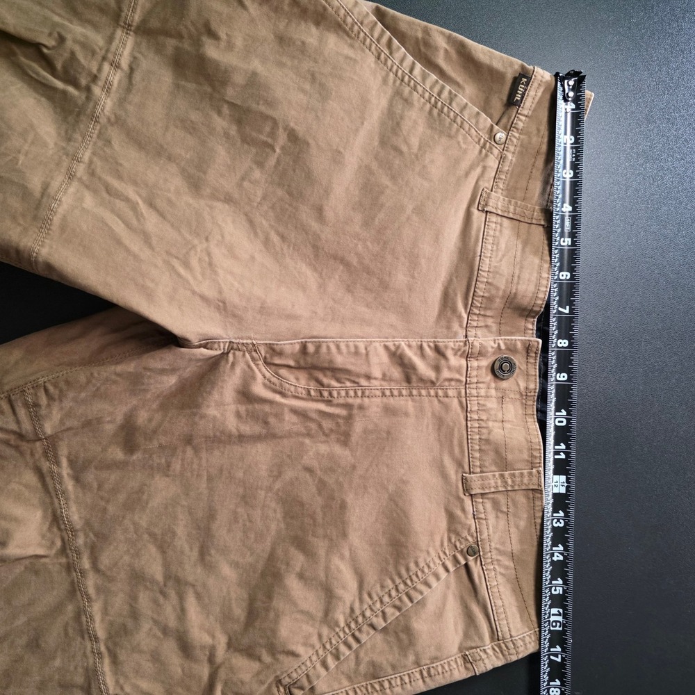 Kuhl Free Generatr Mens 34x32 Khaki Brown Cotton Stretch Work Hiking Pants - Picture 6 of 14